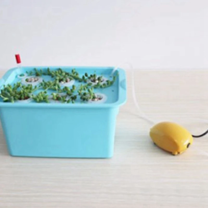 Пестицидная система 6-Well детский Soilless Plant Seedling Growth Kit(Us Plug) розовый-ABUX