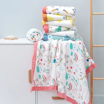 

Newborn Baby Blanket Cotton Stroller Blankets Baby Wrap Bath Shower Toddler Kids Girl Boy Muslin Swaddle Blanket Accessories