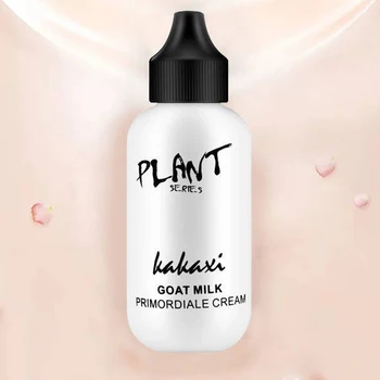 

Newly Goat Milk Makeup Primer Cream Whitening Moisturizer Brighten Make Up Base CLA88