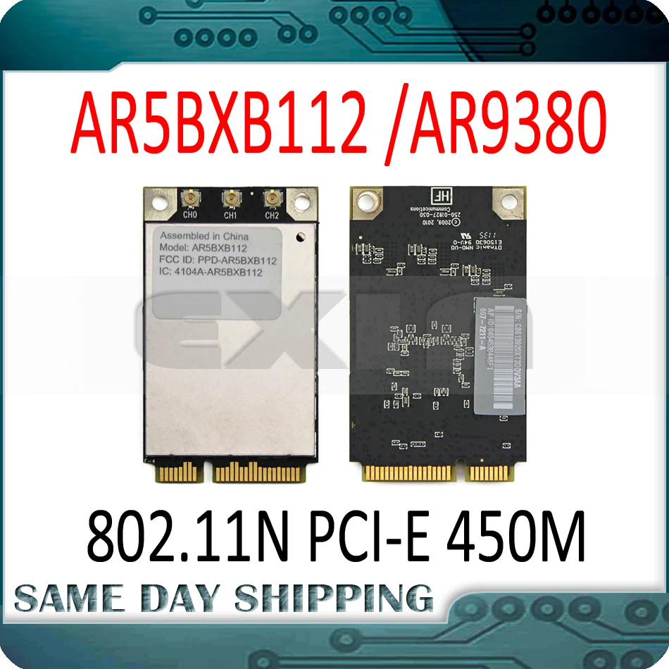 

WIFI Card AR5BXB112 for Apple iMac A1311 A1312 Atheros Aiport Extreme 450 Mbps Wifi Mini PCI-E Wireless Card