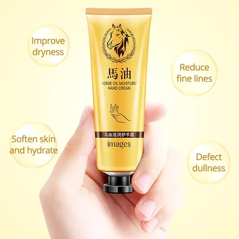 

30g Horse Oil Nourishing Moisturizing Hand Creams Repair Soft Whitening Nourish Feet Skin Care Lotions Cream New
