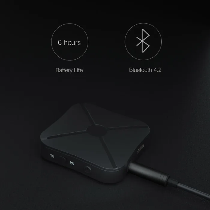 Беспроводной Bluetooth передатчик приемник аудио адаптер 3,5 мм стерео выход для автомобиля тв наушники GV99