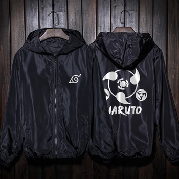 

Summer Anime Naruto Thin Sun Protection Hooded Windbreaker Unisex Hip Hop Cosplay Ultra-Light Anti-UV Hoodie MA215