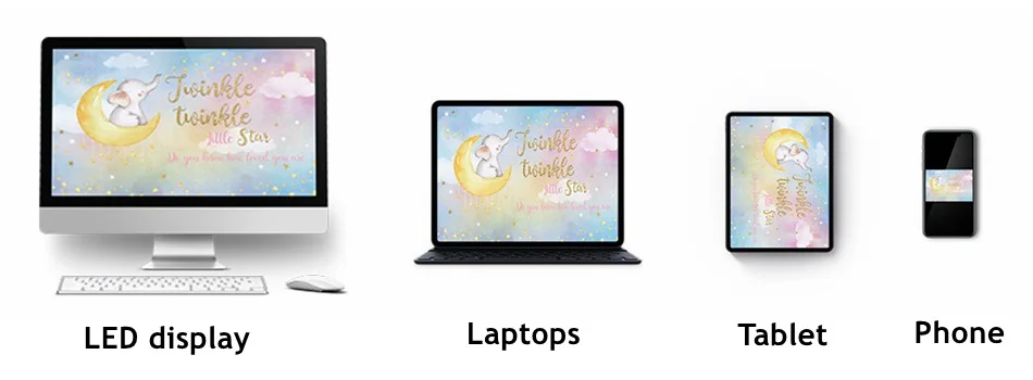 Mocsicka-Baby 1st Birthday Party Backdrop, Mapa do
