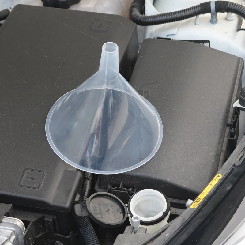 Filling Funnel 1 Pcs Universal Car Engine Oil Funnel Glass Water Filling Funnel Gasoline Special Filling Equipment Kit