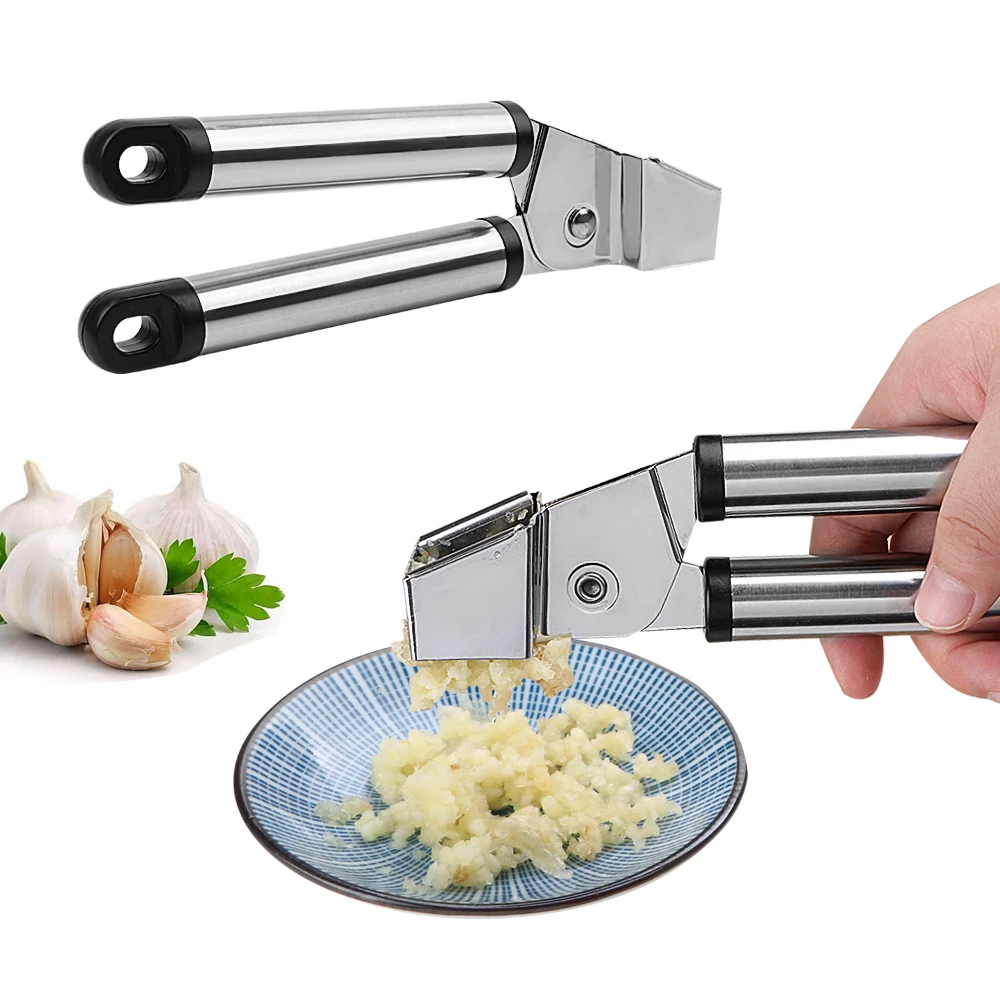 

NICEYARD Manual Garlic Ginger Presser Slicer Masher Garlic Press Gadgets Detachable Kitchen Tools Stainless Steel