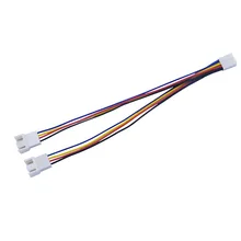 

Small 4 Pin One Minute Two Fan Pure Copper Small 4PPWM Temperature Control Radiator Fan Conversion Line Cpu Transfer Cable 1 Poi