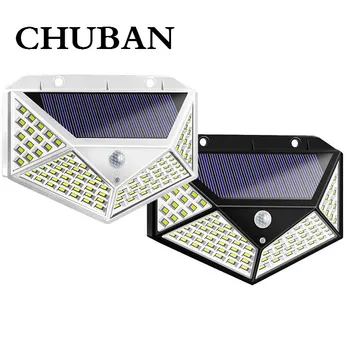 

CHUBAN LED Outdoor Solar Wall Lamp PIR Motion Sensor Waterproof Light Garden Path Emergency Security Light Solar Lamp