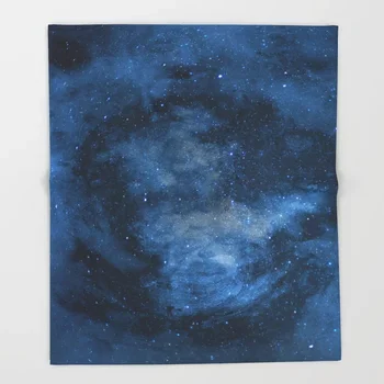 

Starry Sky Cartoon Throws for Sofa Cute Design In the dark of night Blankets Christmas Decorations for Home Custom Blanket
