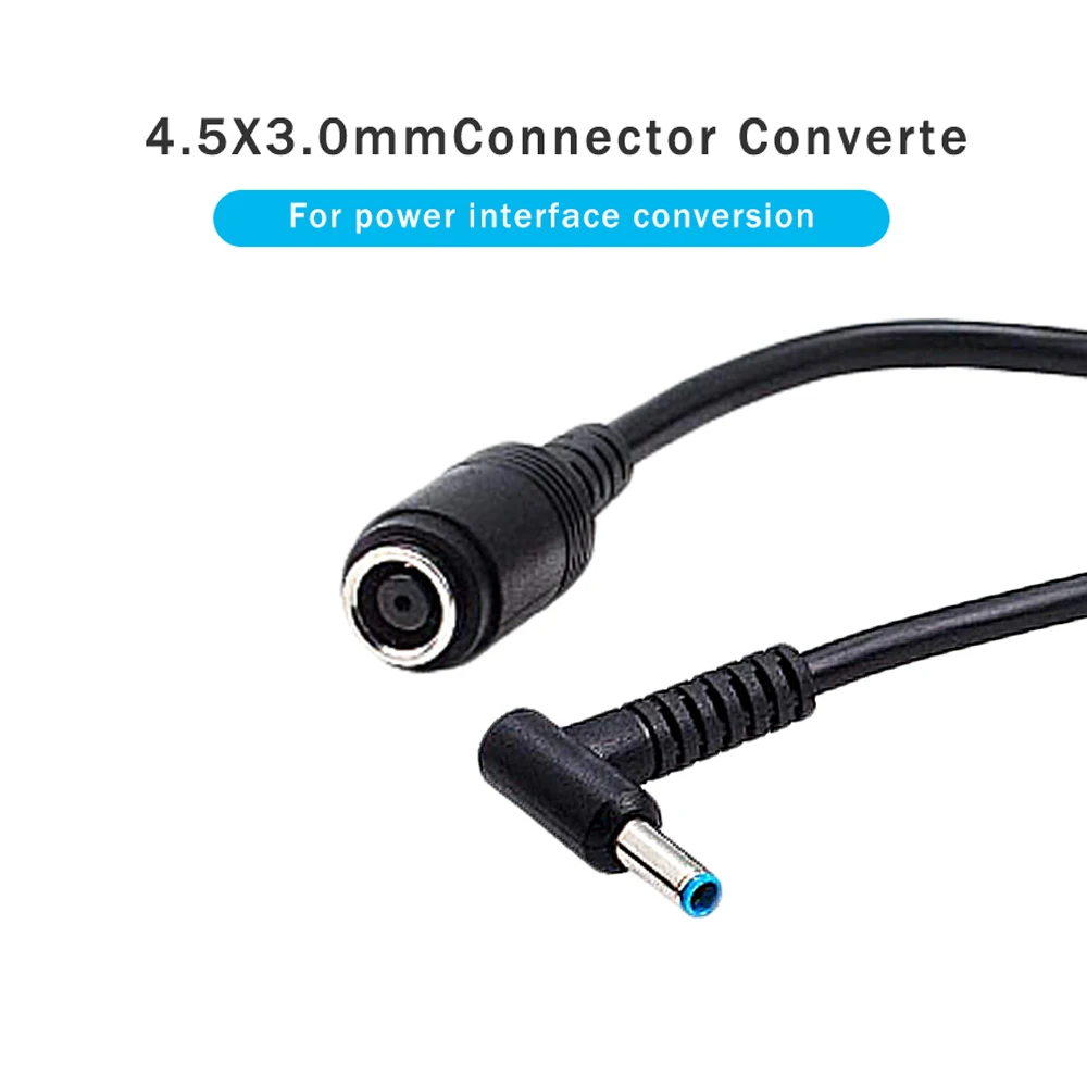 

HotTopStar AC Power Adapter Laptop Charger Female 7.4x5.0mm to 4.5x3.0mm Tip Connector Converter for HP,Dell
