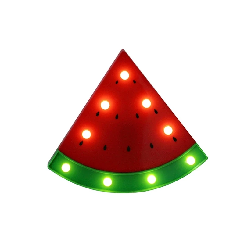 3D Watermelon Shape Night Light Home Bedroom Night Lighting  Indoor Decorate Fashion LED Children Lamp for Birthday Gift (5)