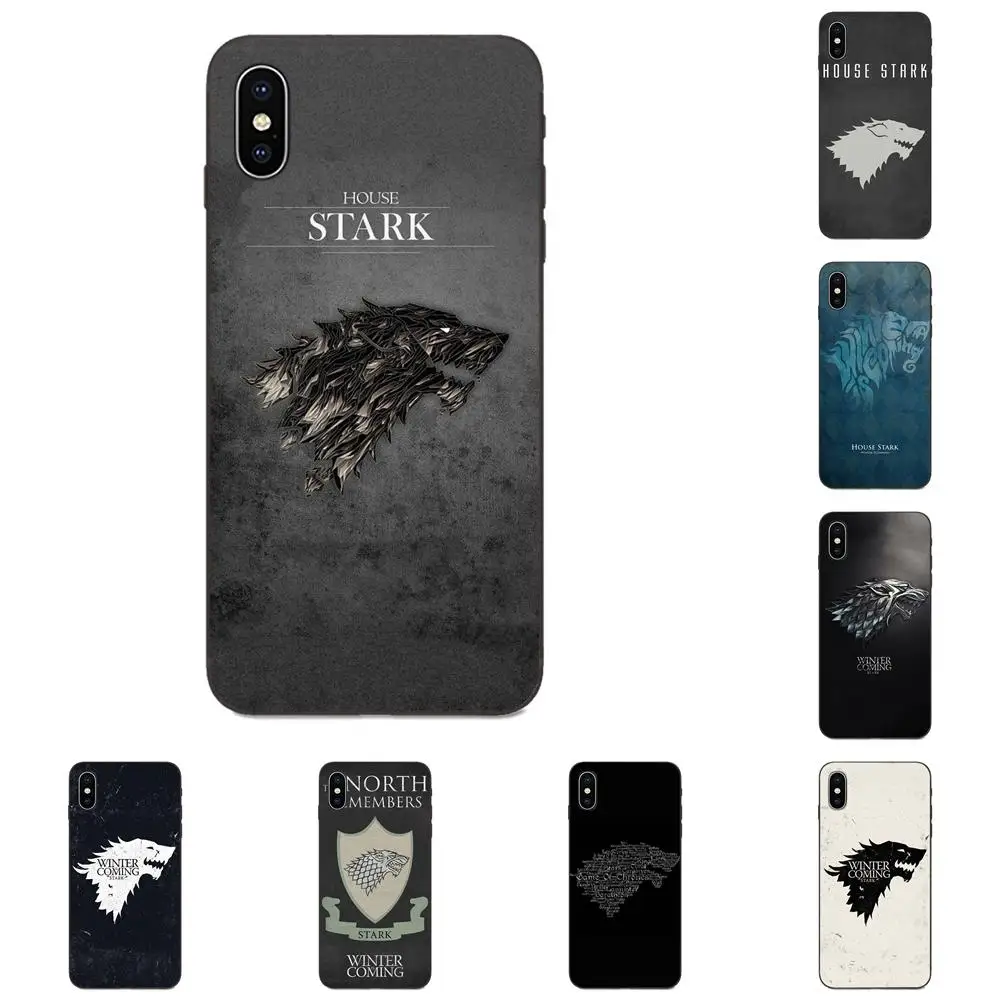 Чехол для телефона с принтом Игры престолов House Stark Apple iPhone 4 4S 5 5S SE 6 6S 7 8 Plus X XS Max XR |