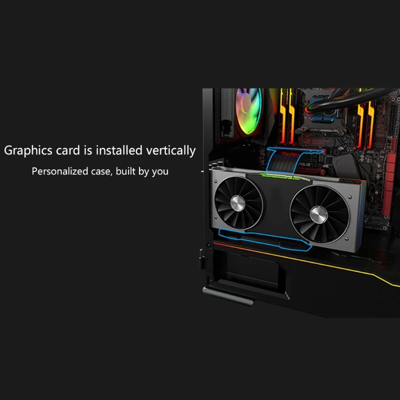 Full Speed 3.0 PCIe X16 Riser Cable - Shielded Graphics Card Extension for GPU with Antijam Technology Description Image.This Product Can Be Found With The Tag Names Computer Cables Connecting, Computer Peripherals, PC Hardware Cables Adapters, Riser cable graphics