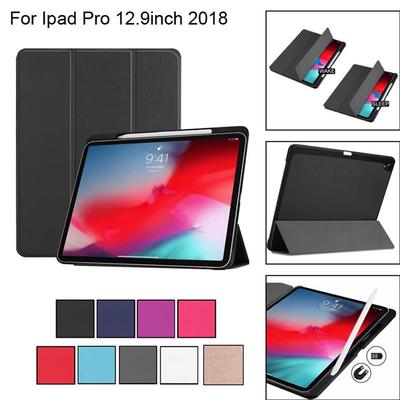 Чехол для планшета Apple iPad Pro 12 9 2018 умный чехол дюйма A1876/A1895/a53/A2014 защитный A40|Чехлы