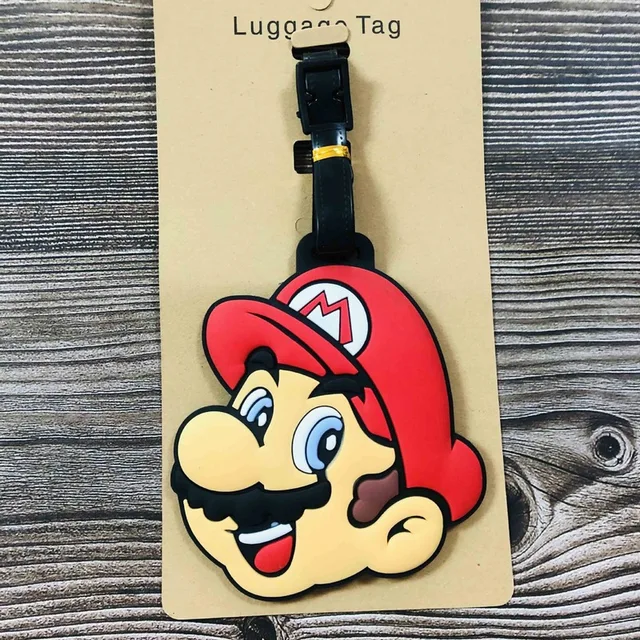 Super Mario Bros PVC Keychain Cartoon Key Chain Creative Kids Keyring Cute Women Key Ring Man