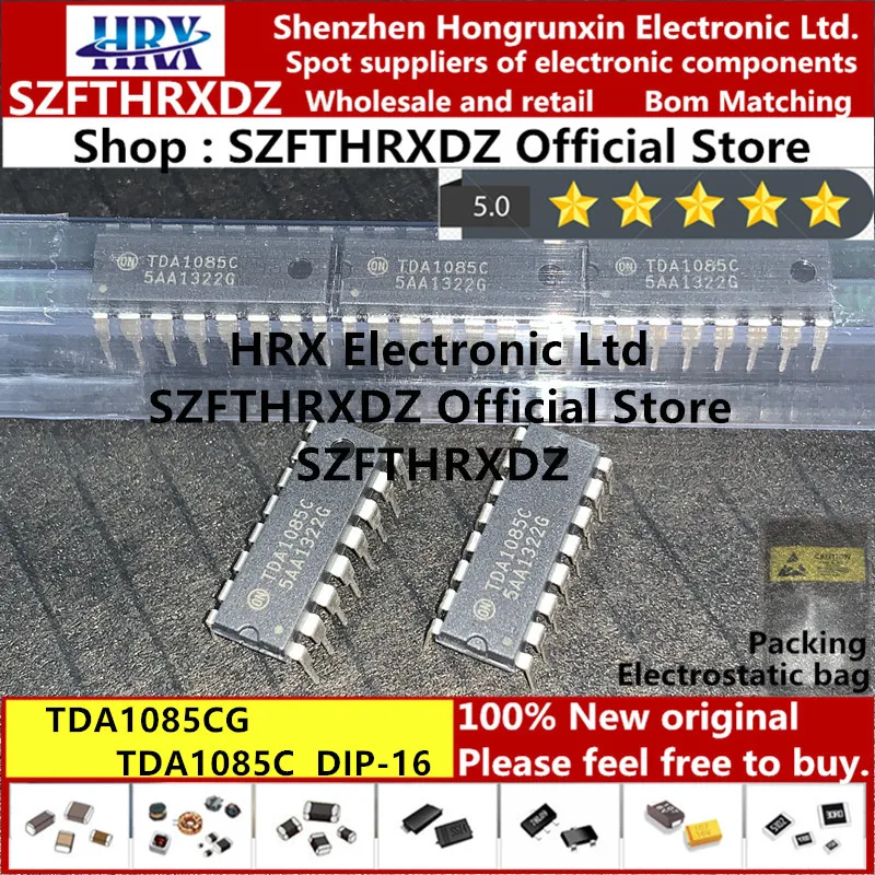 100% Новый оригинальный TDA1085CG DIP 16 TDA1085C DIP16 Универсальный регулятор скорости