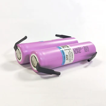 

1-10pcs 18650 3000mah INR18650 30Q Rechargeable Li-ion Battery with DIY Nicke for Electronic Cigarette Screwdriver Flashlight