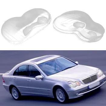 

For Benz W203 C200K C230 C280 C300 2000-2004 Car Headlight Lens Lampshade Car Head Lamps Cover Glass Shell