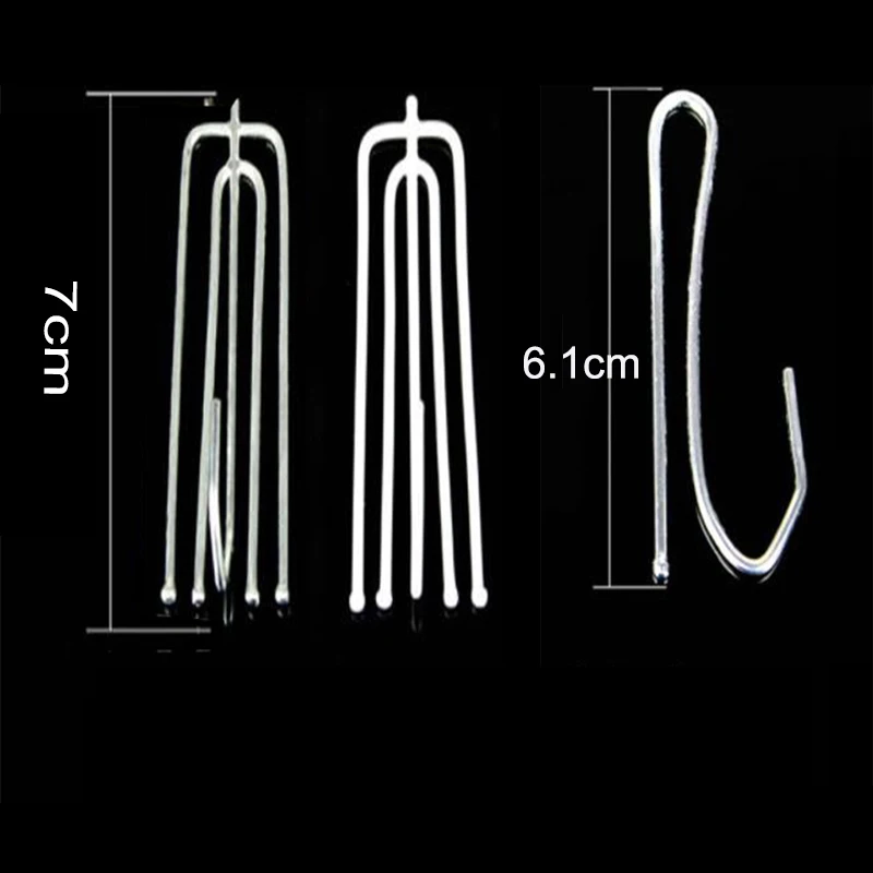 45PCS Curtain Pencil Pleat Hooks for Curtains Glider Shape Window Curtain  Hanging Accessories Curtains Plastic Hooks CP056-40 - AliExpress