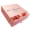 Hot Luxury Custom Design Cup Clothes Jewelry Hair Wig Drawer Cardboard Paper Gift Packaging Box with Silk satin lining insert 3