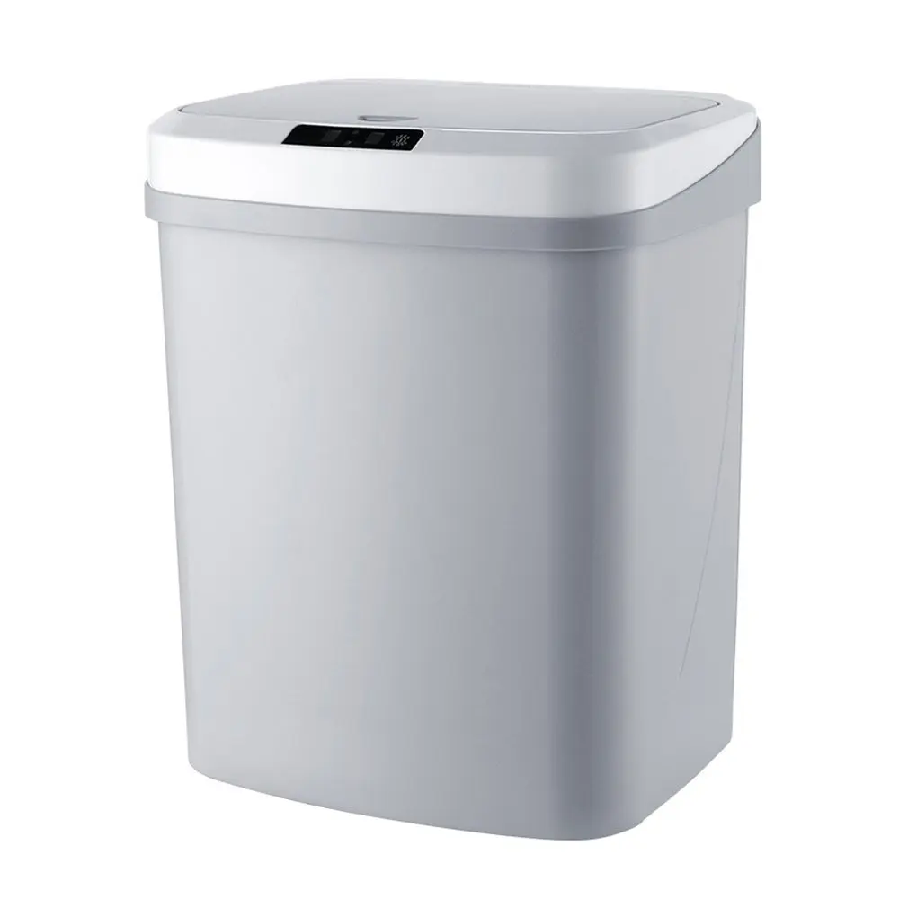 Automatic Trash Can Usb And Battery Operated Plastic Infrared Motion Touchless Smart Sensor Trash Can Odor Filter Deodorizer
