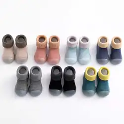 Baby Socks Shoes Boys Girls Cotton Little Kids Floor Shoes Anti-slip Autumn Winter Indoor Warm Toddler First Walkers CSH1174