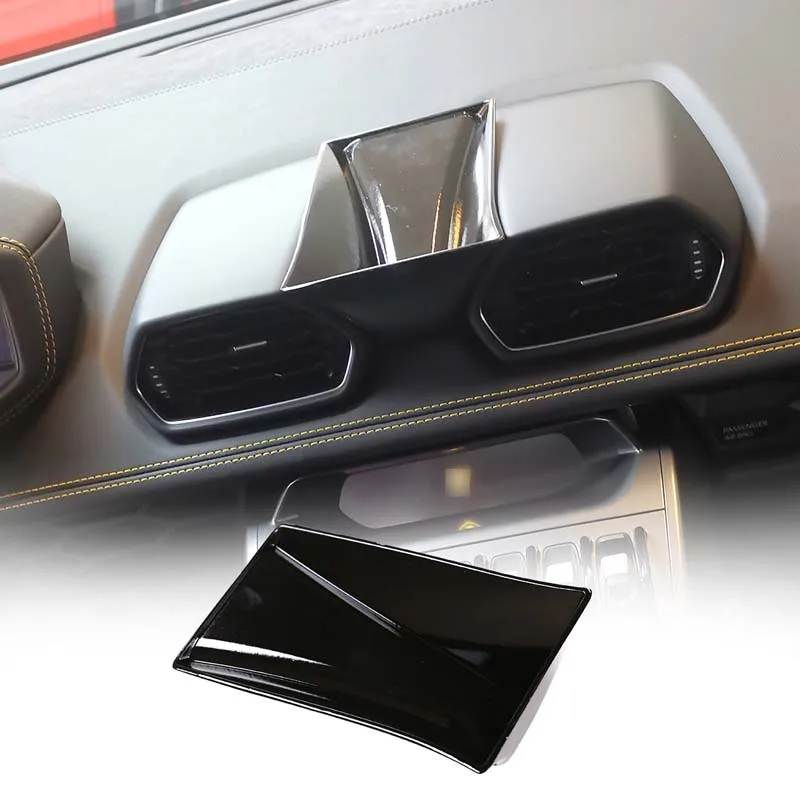 Per Lamborghini Huracan 2014-21 Scatola Di Immagazzinaggio Della Presa D'Aria Di Controllo Centrale Dell'Auto Vassoio Multifunzione Per Telefono Cellu
