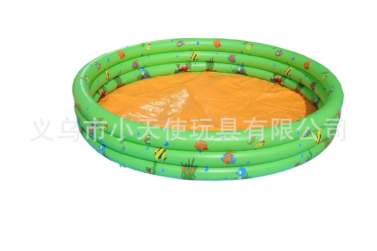 

Circle Flat Pool Zhensanhuan Inflatable Swimming Pool Paddling Pool Fishing Pool 110 Cm