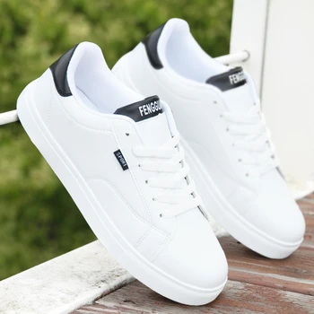 

mes shoes white shoes men's breathable sports shoes men's casual shoes men's Korean version of the trend of wild flat