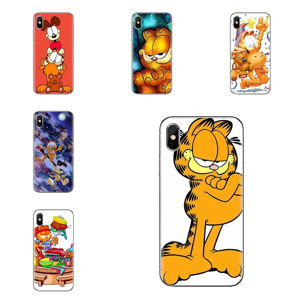 

For Xiaomi Mi3 Samsung A10 A30 A40 A50 A60 A70 Galaxy S2 Note 2 Grand Core Prime Take a BERRY Break Garfield Cat TPU Shell Cases