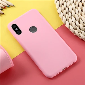 e TRISEOLY простой однотонный защитный чехол для телефона Xiaomi mi A2 6X Мягкий силиконовый чехол для Xiaomi mi A1 mi 5X mi 5X mi 6X чехол - Цвет: e