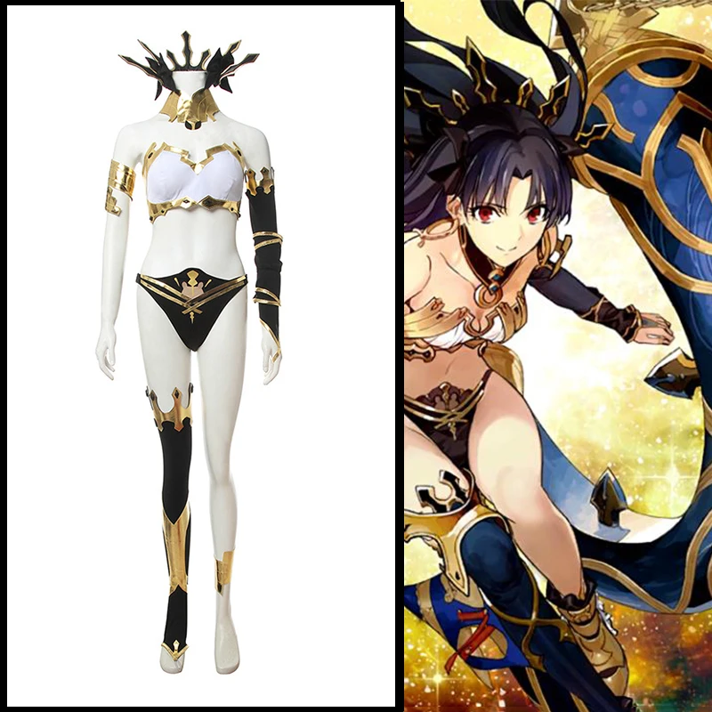 Игра Fate Grand Order FGO костюмы для косплея Ishtar Inanna Astarte косплей костюм бикини сексуальная одежда купальник женский косплей
