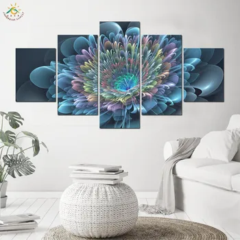 

Phasing Flower wall canvas Pop Art canvas painting abstract posters and prints Decorative Picture Wall Decor for Living Room