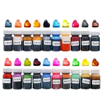 

20 Colors Epoxy Resin Dye Translucent Liquid Resin Colorant Non-Toxic Epoxy Resin Ink Pigment Kit Resin Jewelry Making