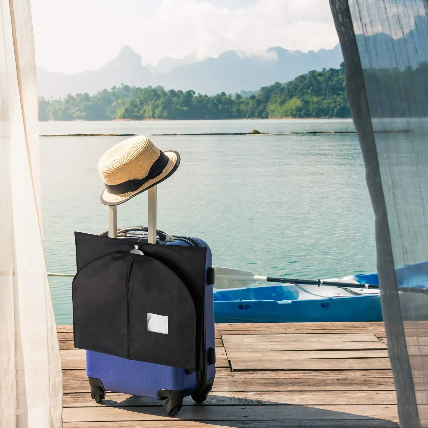 Подвесной органайзер сумки для одежды чехлы хранения и путешествий многоразовые