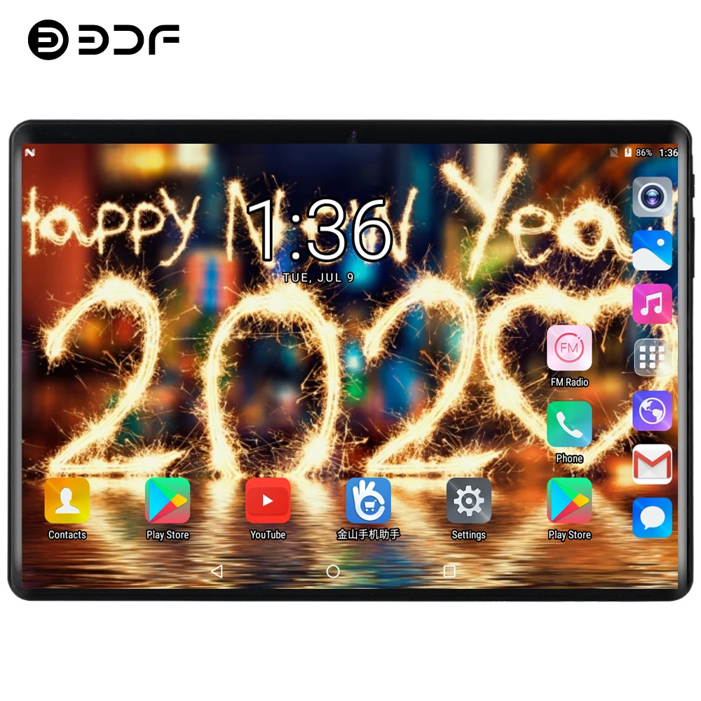 BDF 10 дюймов Android 9,0 планшеты ПК 8 ГБ/128 Гб планшет десять ядер Bluetooth WiFi 4G LTE телефон планшет 7 8 9 BabyPAD Android планшет 10