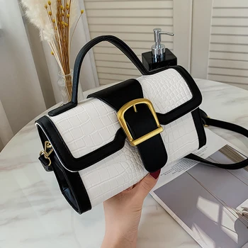 

Luxury Handbags Women Small Bag Designer Vintage Shoulder Bag New Messenger Bags Crocodile pattern Shoulder Crossbody Pack Purse