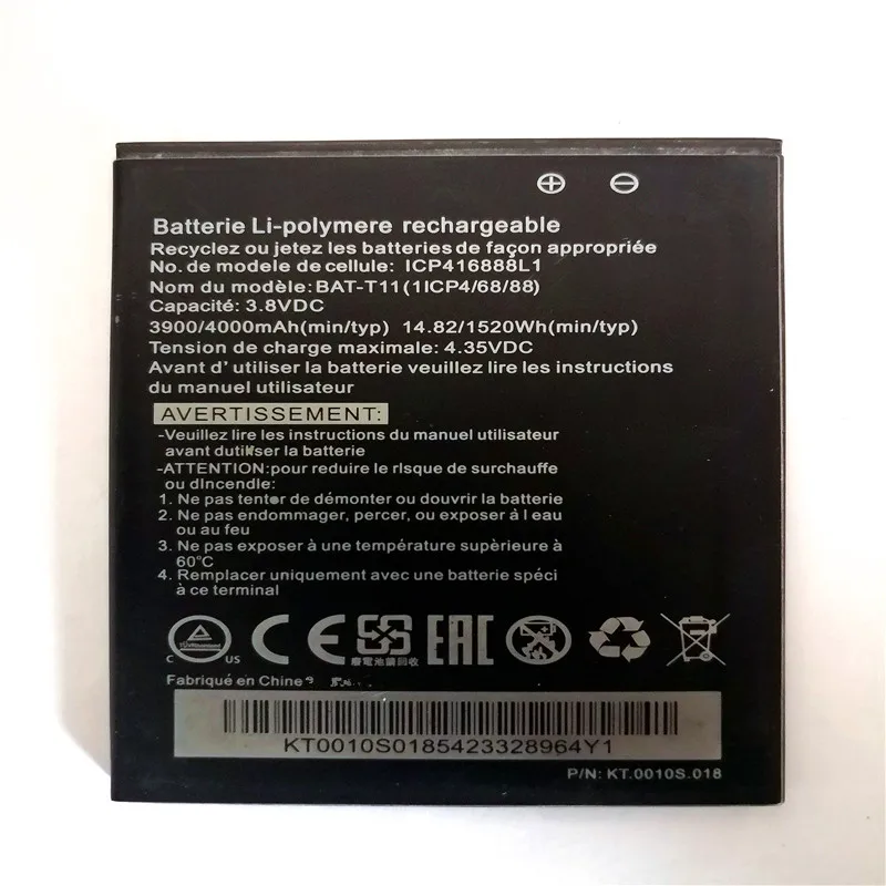Batteria Del Telefono Cellulare 4000Mah Bat-T11 Z630 Per Batteria Liquida Acer Con Supporto Per Telefono