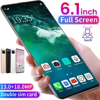 

i11 Pro 6.1 inch Full Screen Smartphone 1+8G Dual Sim Card for Android Phone 18MP Camera 3G Smart Phone