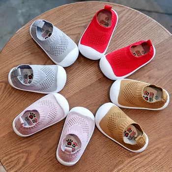 

Spring New Baby Shoes For Toddler Soft Bottom Breathable Girls Shoes For Boys Kindergarten Indoor Shoes Children First Walker