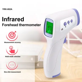

YRK-002A Non-contact Infrared Thermometer Digital Body Temperature Fever Measurement Forehead LCD IR Thermometer Baby Adult