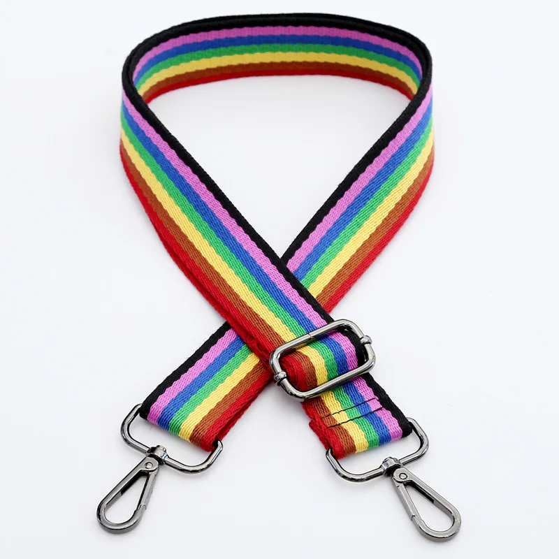 Gun color hook-8 Сумка через плечо аксессуары многоцветные регулируемые съемные сумки через плечо сумки на замену ручки пряжки ремни запчасти Новые - Цвет: Gun color hook-8