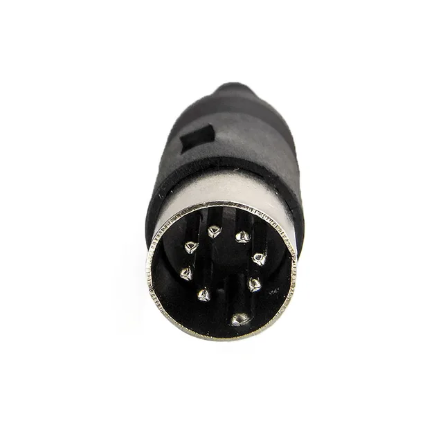3 pcs/lot 3/4/5/6/7/8 Pin JR3970 DIN S-Type Male And Female Power Plug Connectors Cold Pressure Jack Solderless Plastic Keyboard 7 PinMale