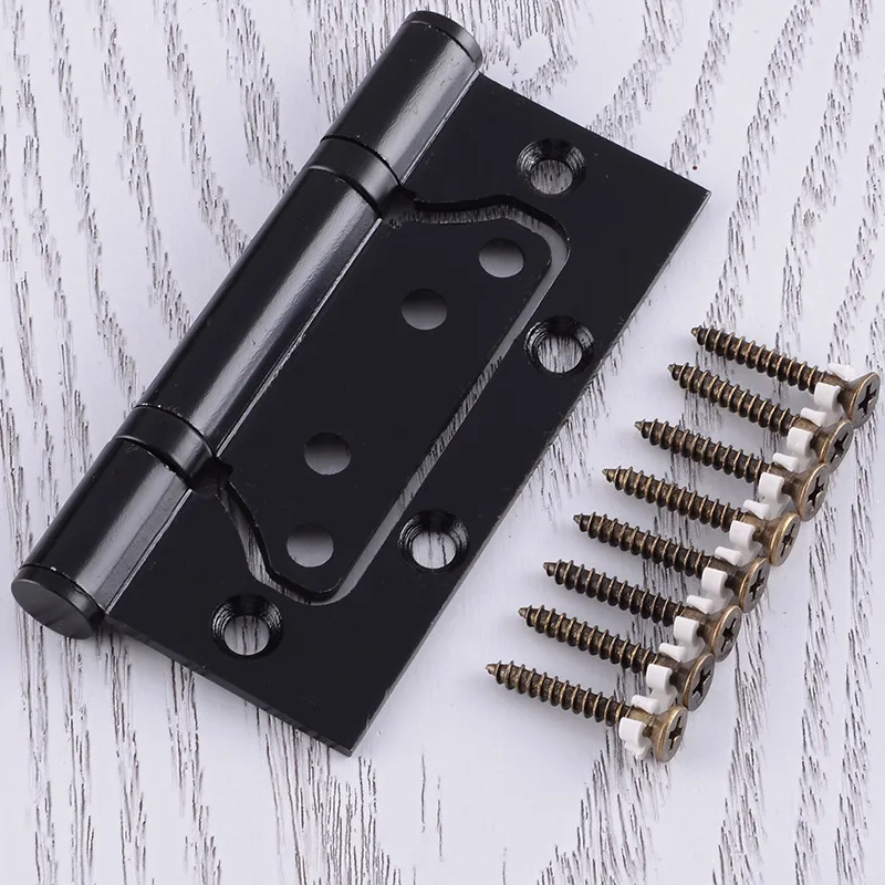 

Stainless Steel Hole-Slotted Inner Door Hinge Bearing Luxury Black And White with Pattern Sub-mother Hinge European Style Solid