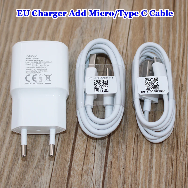 Зарядное устройство для быстрой зарядки Infinix европейская вилка адаптер питания