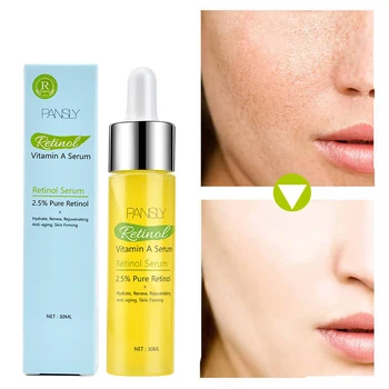 

PANSLY Retinol Vitamin A Anti Wrinkle Serum Anti-Aging Serum Moisturizing Whitening Brighten Firming Smooth Face Skin Care