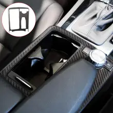 Автомобильная центральная консоль держатель стаканчика для воды панель крышка Накладка рамка для салона автомобиля Шестерня для Mercedes Benz C E Class W204 автостайлинг