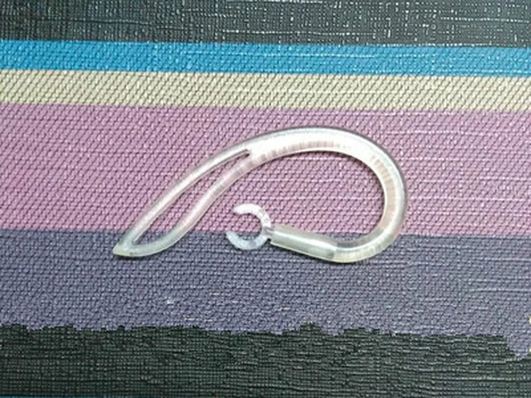 2 шт., 6 мм, 7 мм, 8 мм, 10 мм, bluetooth-наушники, прозрачный силиконовый Заушник, зажим петли, гарнитура, ушной крючок, Сменные аксессуары