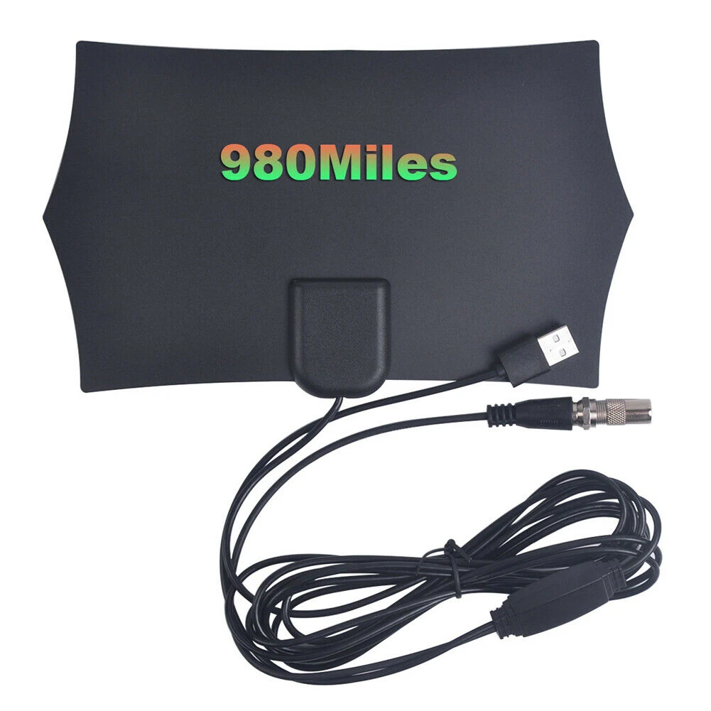980 Mile Range Antenna TV Digital HD Skywire Antena Digital 1080p Indoor Home SD998 - Цвет: without amplifier