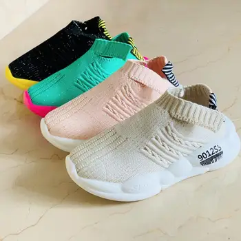 

Spring Summer Autumn Children Boys Girls Shoes Casual Fashion Breathable Anti-Slip Sneakers Kids Soft Soled Sport Daddy Shoes